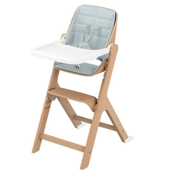 MAXI COSI Kit enfant pour Chaise haute bois évolutive Nesta, De 6 mois à 3 ans, Beyond Sky Grey-1