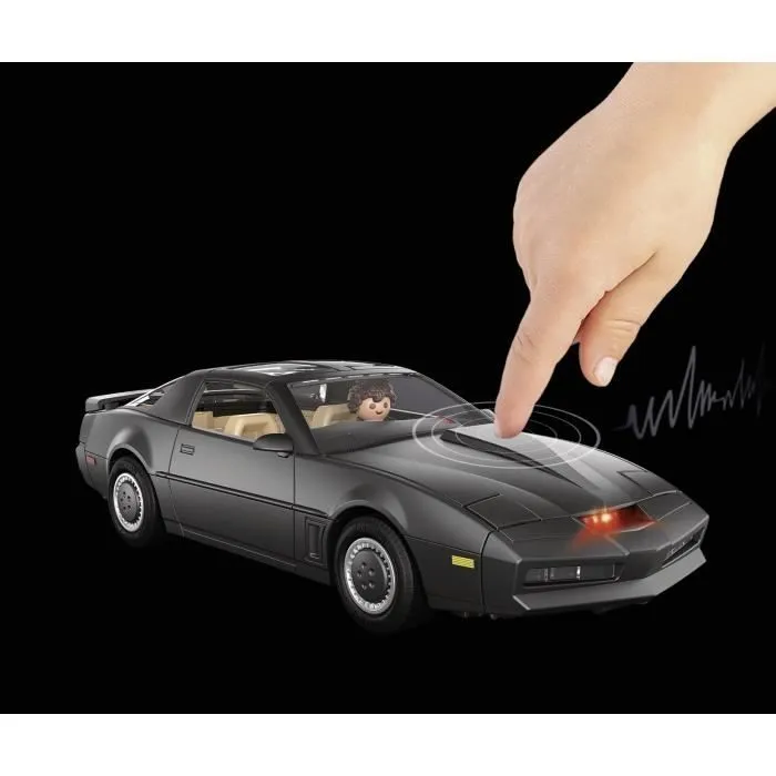 PLAYMOBIL 70924 K2000, The Knight Rider K.I.T.T, Classic Cars, Voiture de collection, Adulte-3