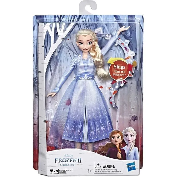 Disney La Reine des Neiges 2 - Poupee Princesse Disney Elsa chantante (français) - 27 cm-2