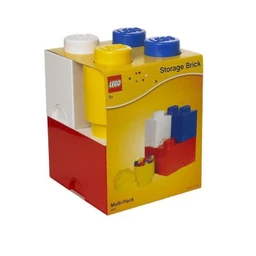 LEGO® Pack de 4 briques - 40150001 - Empilable - Bleu, rouge, jaune et blanc-0