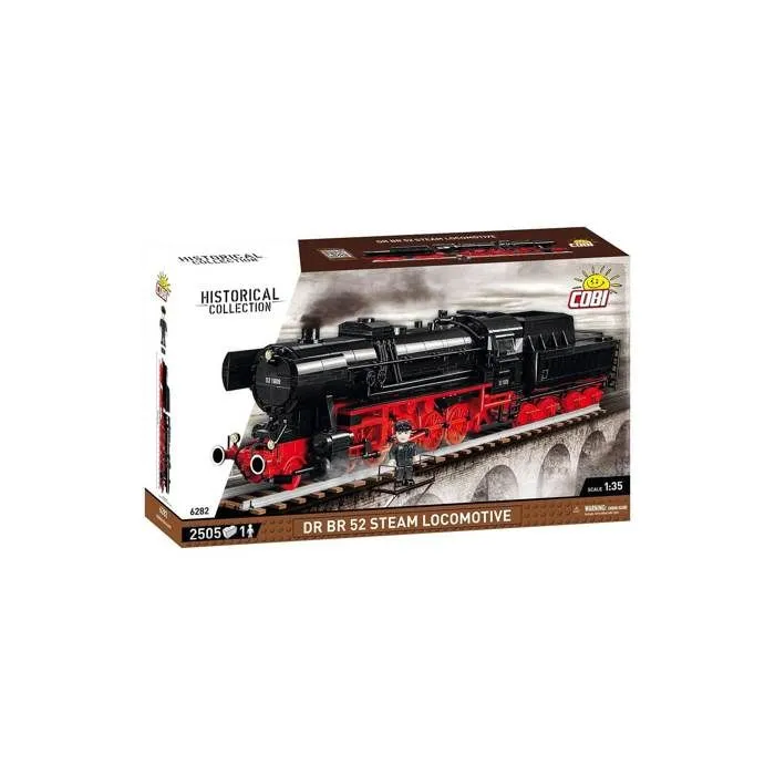Locomotive à vapeur - COBI - 6282 - Blanc - 500 pièces - À monter soi-même-1