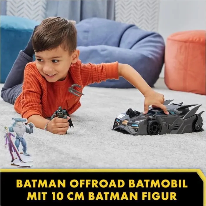 Batman - Transforming Batmobil, figurine incluse-2