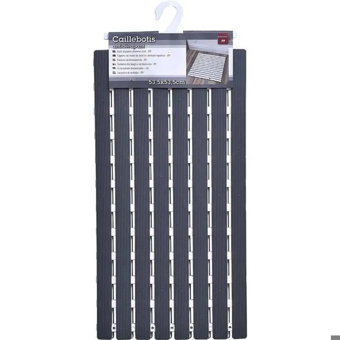 CAILLEBOTIS PP ANTIDERAPANT 53,5X53,5CM - GRIS BLANC - Tendance-1
