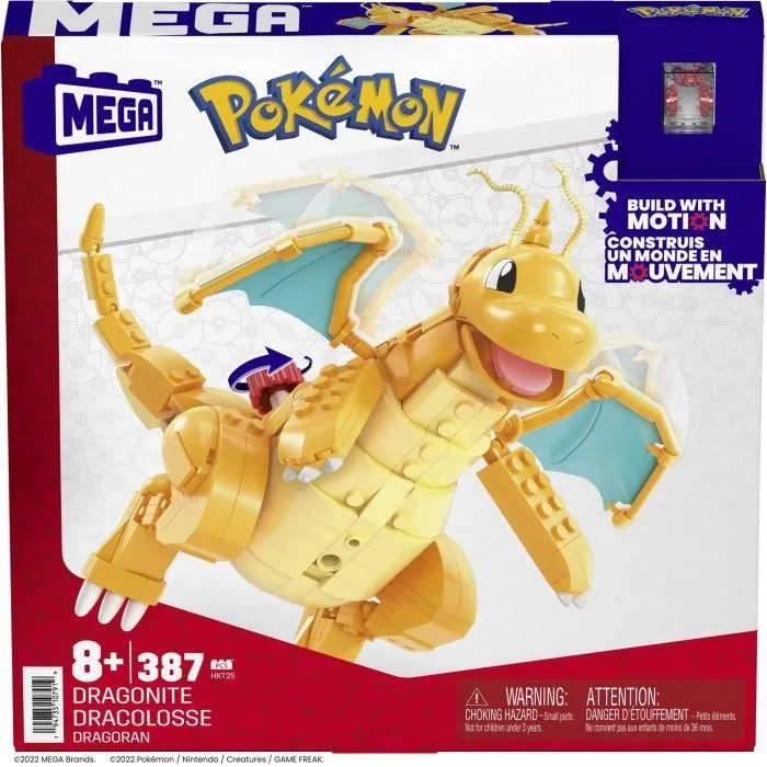 MEGA Pokémon - Dracolosse - Jouet de construction - 7 ans et + HKT25-1