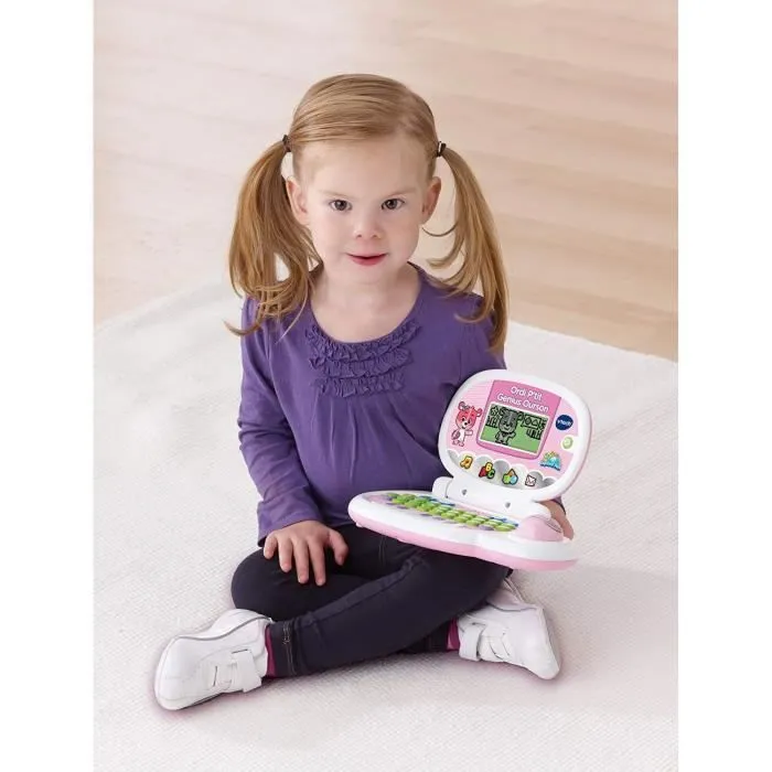 VTECH - Ordi P'tit Genius Ourson Rose - Ordinateur Éducatif Enfant - De 2 à 5 ans-2