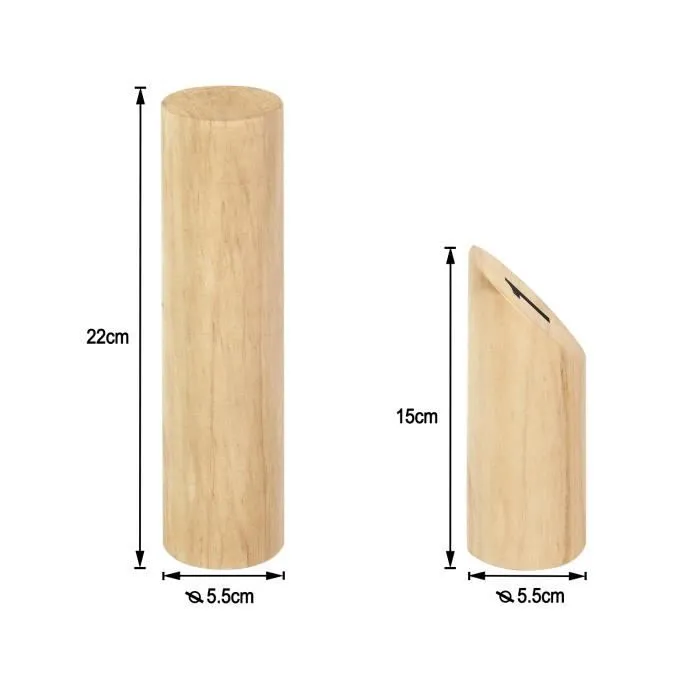 Jeu de Kubb en Hêtre - XMTECH - Compétition - Jeux de lancer en plein air-1