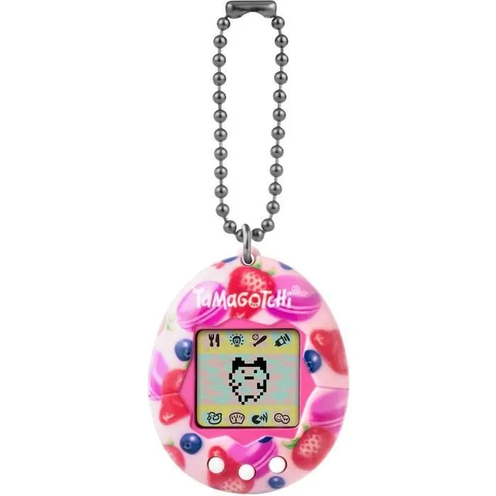 Tamagotchi - BANDAI - Tamagotchi original - Berry Delicious - animal électronique virtuel avec écran couleur, 3 boutons et jeux-0