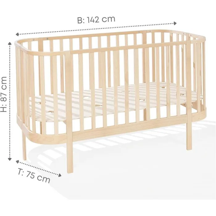 Lit évolutif 2 en 1 - ATB - 5904824377476 - Lit Bebe 140x70 cm-1