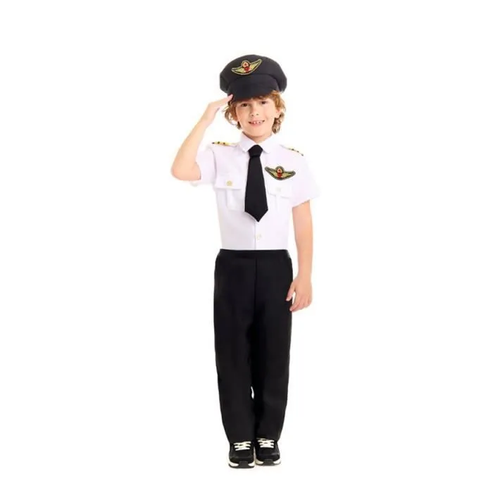 Partilandia Déguisement de pilote d'avion pour enfants (3-4 ans)-0