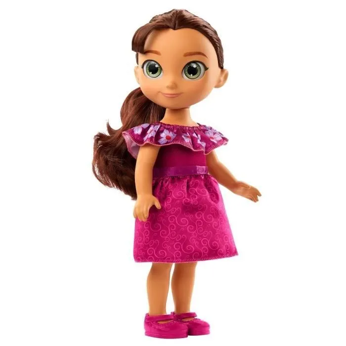 Poupée Grande Lucky - SPIRIT - MATTEL - 36 cm - Robe à épaules dénudées ornée de volants et de jolies fleurs-3