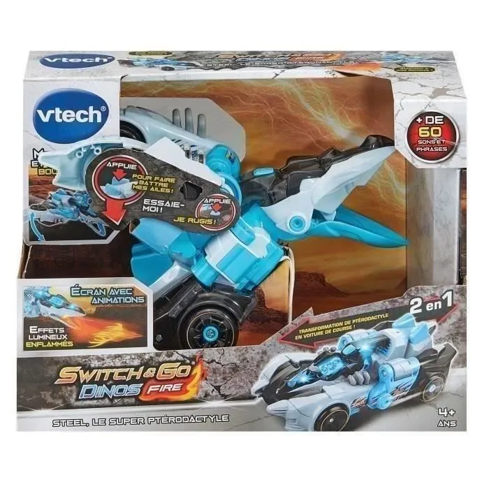 VTECH SWITCH & GO DINOS - STEEL, LE SUPER PTERODACTYLE-6