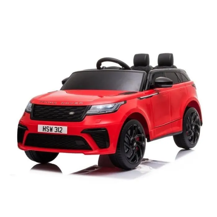 Voiture électrique pour enfants Land rover Velar Peint en rouge, Télécommande 2,4 GHz , Motor: 2 x 45W, Siège en similicuir (LE7762)-2