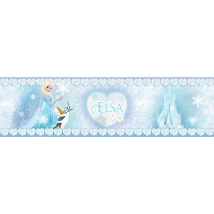 Frise - Disney - Elsa - 5m x 14cm - Décoration murale - Adhésive-1