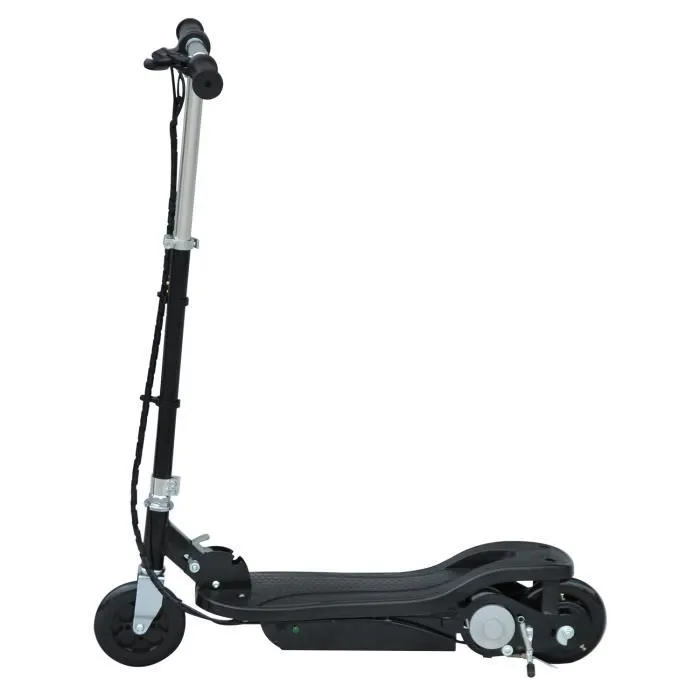Trottinette électrique 120 W pliable pour enfants à partir de 7 ans 12 Km/h max. coloris noir neuf 44BK-1