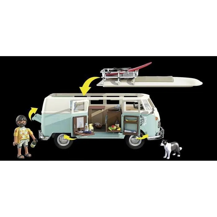 PLAYMOBIL - Volkswagen T1 Combi - Edition spéciale - Classic Cars-3