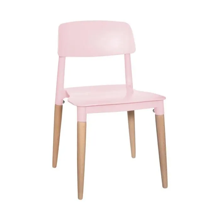 Atmosphera - Chaise Design pour Chambre d'enfant Coloris Rose-2
