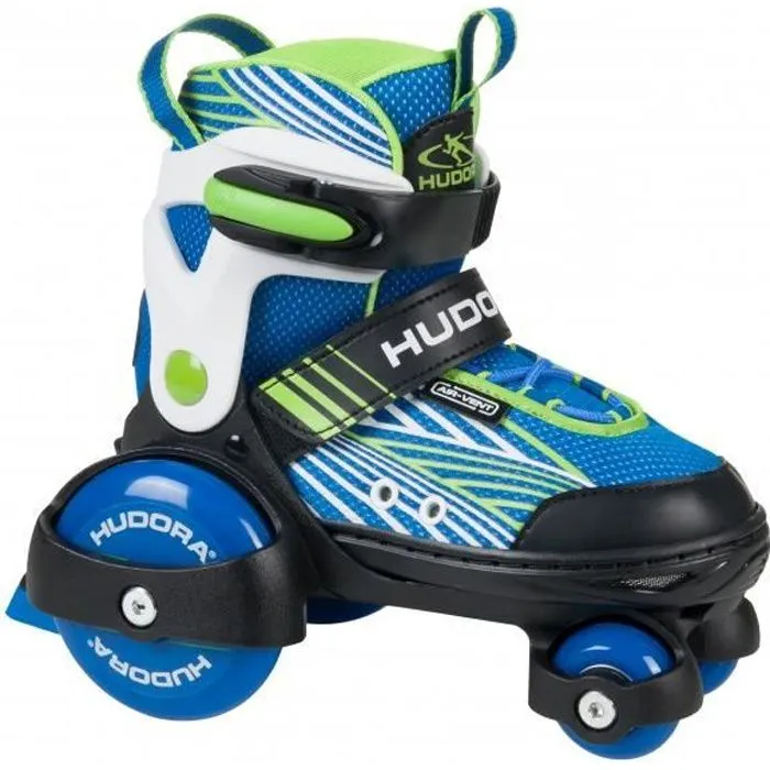 Rollers Enfant My First Quad Garçon - HUDORA - Taille 26-29 - Sécurité et stabilité - Protection articulaire-0