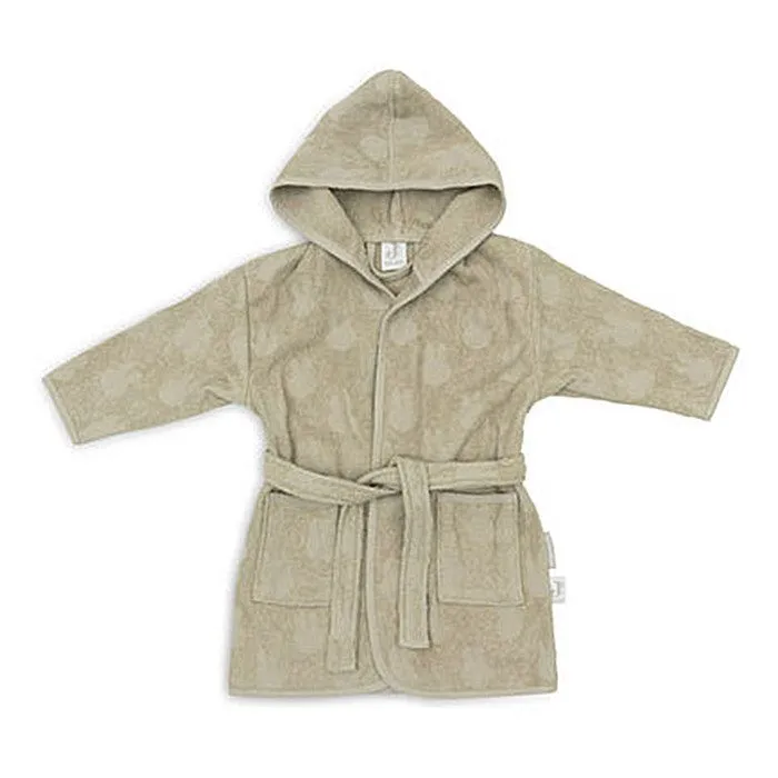 Peignoir coton éponge 1-2 ans Miffy Jacquard Vert Olive - Bébé et enfant-0