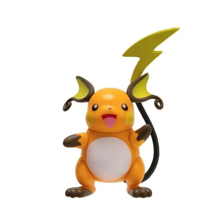 8 figurines Battle BANDAI - Pokémon - Pikachu, Evoli, Dratatin, Togepi, Caninos, Mimiqui, Raichu et Brutalibré-4