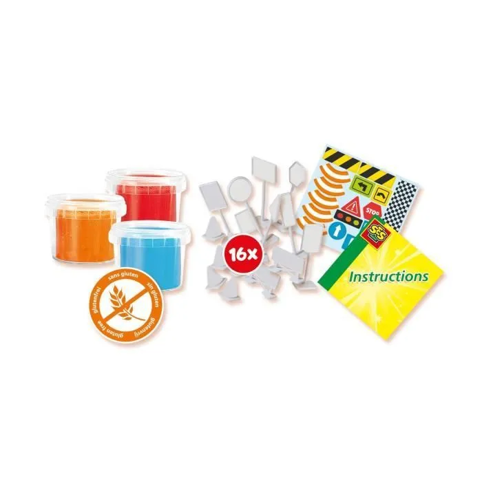 Pâte à modeler - Circulation - Jouet pour enfant - Mixte - Bleu et orange-2