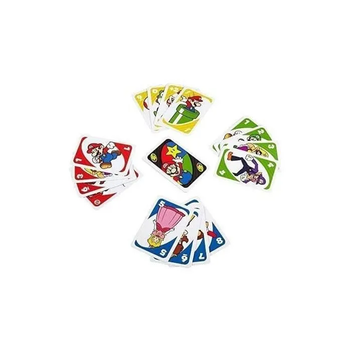 Mattel Games - Uno Super Mario Bros - Jeu de Cartes - Dès 7 ans DRD00-4
