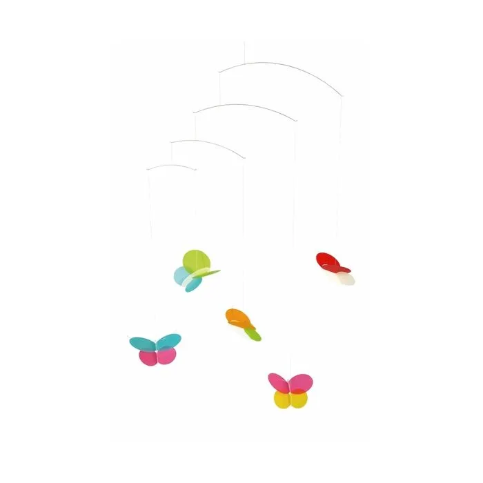 Mobile Papillons - FLENSTED MOBILES - Mixte - Rouge - Enfant - 0 mois - Naissance-2