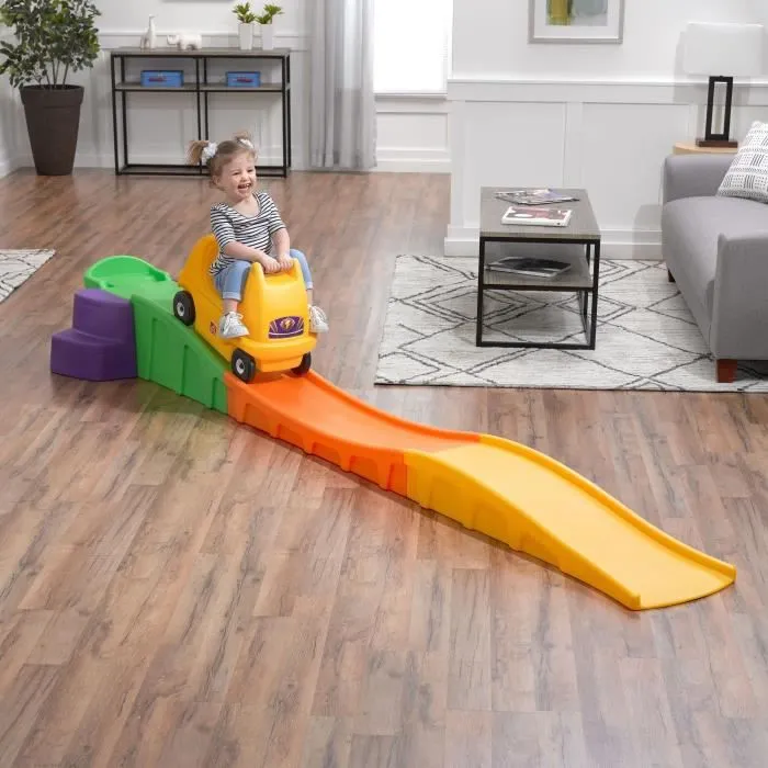 Toboggan - STEP2 - Up & Down Roller Coaster - Jaune - Mixte - 2/5 ans-3
