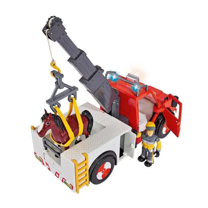 Véhicule d'urgence Phoenix Pompier Sam SIMBA - Playmobil City Action - Garçon - 3 ans et plus-3