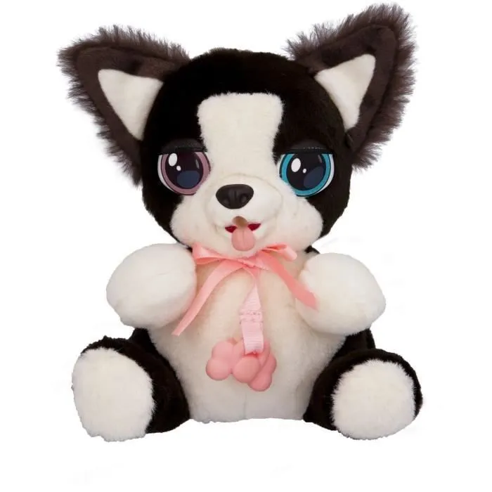 Peluche à fonctions - IMC Toys - 922396 - Baby Paws Mini - mon bébé chien Border Collie-1