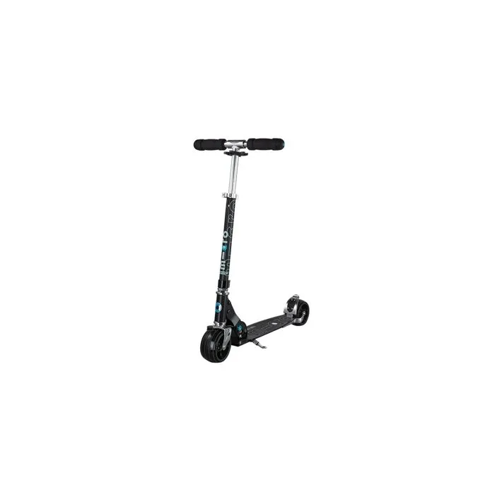 Trottinette adulte - MICRO - Rocket Noir - Tout-terrain - Au pied - Mixte-0