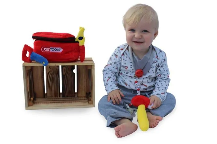 Bricolage - etabli - outil Ks tools - 100208 - Boite a outils pour bebe-3