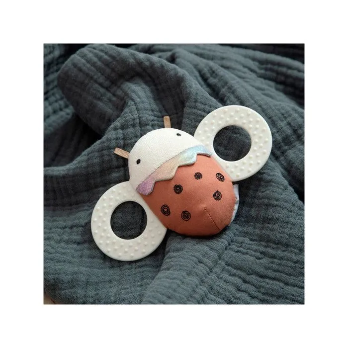 Hochet d'activité Luca la coccinelle - Rouge - Eveil - Pour bébé - Sebra-2