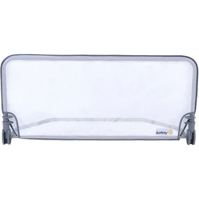 Barrière de lit de sécurité SAFETY 1ST - 90 cm - Blanc - Rabat facile - Verrouillage automatique-0