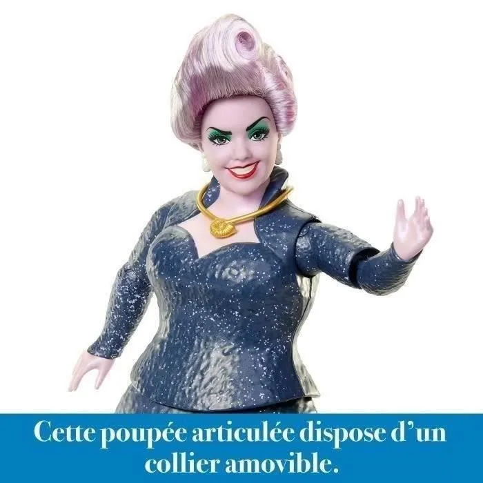 Disney-Poupée La Petite Sirène Ursula, avec accessoire HLX12-2