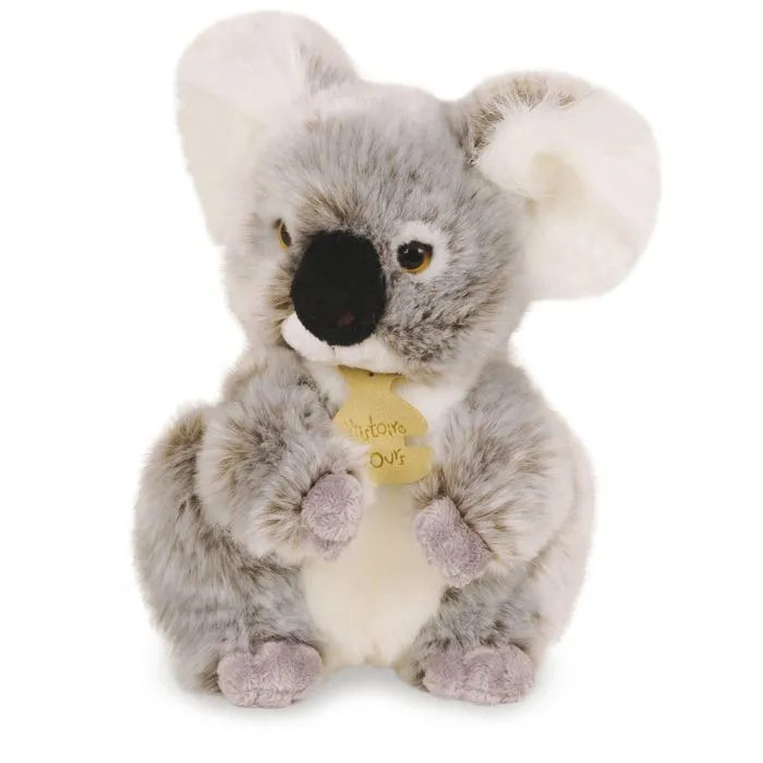 Peluche koala petit modele 20 cm - Histoire d'Ours - Les authentiques - Gris - Intérieur-0