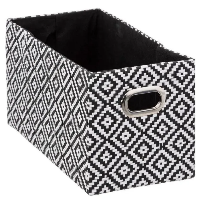 Boîte de Rangement Mix N Modul - FIVE - 15x31cm - Noir et Blanc-1