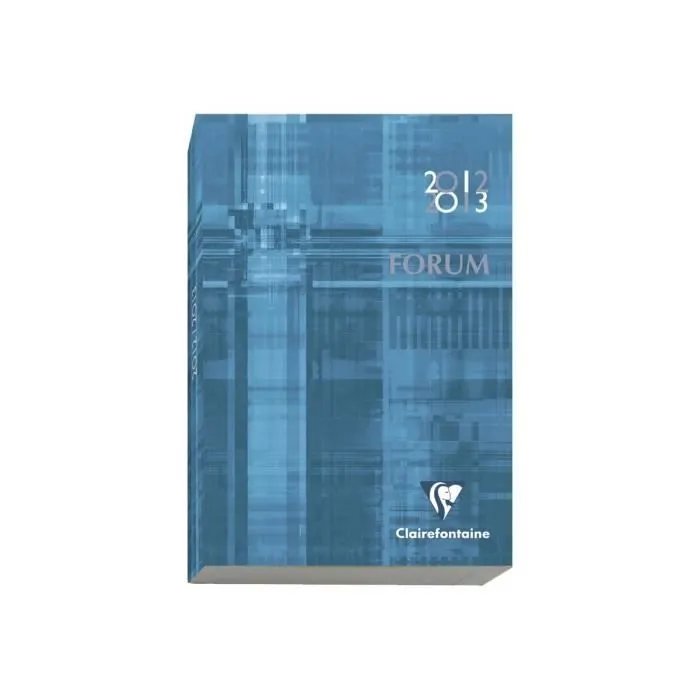Agenda - Clairefontaine - Forum Metric - 1 jour par page - 120 x 170 mm - Couvertures assorties-2