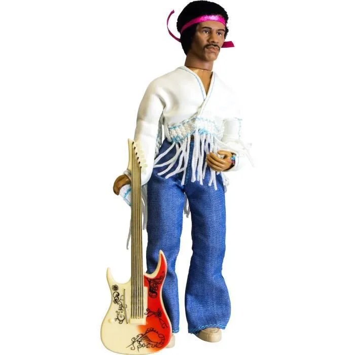 Figurine Jimi Hendrix - LANSAY - MEGO COLLECTOR® - 20 cm - 14 points d'articulation-0