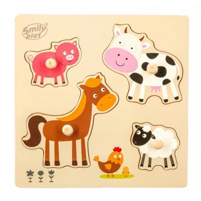 Smily Play Wooden puzzle - 5905375837983-2