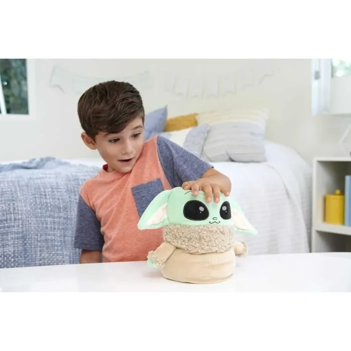 Star Wars-Peluche Grogu sautillant-Actions et effets sonores HPG48-1