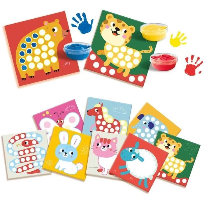 Peinture au doigt - SES CREATIVE - My first - Multicolore - 12 mois - Bleu - Enfant - Mixte-2