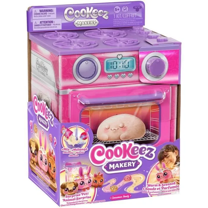 Fabrique à Pâtisserie Rose - MOOSE TOYS - COOKEEZ MAKERY - Four interactif, peluche parfumée et accessoires-3