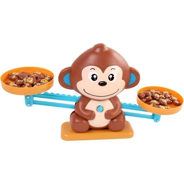 Balance de Mathématique Singe, Jeu Éducatif Ludique pour Apprendre à Compter En S'amusant, Enfant Cadeau Jouet Créatif-4