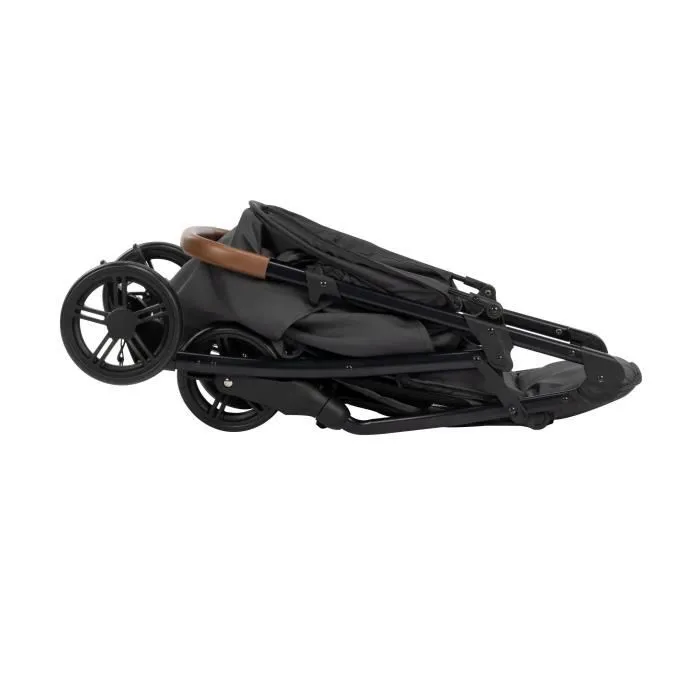BEBECONFORT MISTY, Poussette compacte, confortable, grand panier, dès la naissance jusqu'à 4 ans,0 à 22 kg, Mineral Graphite-1