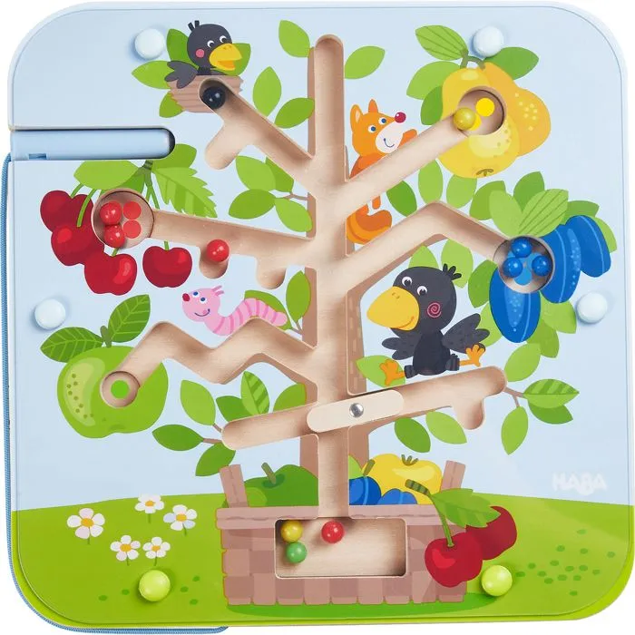 Jeu Magnétique Le Verger - HABA - Labyrinthe Casse-Tête avec Billes Magnétiques - Enfant 3 ans et +-3