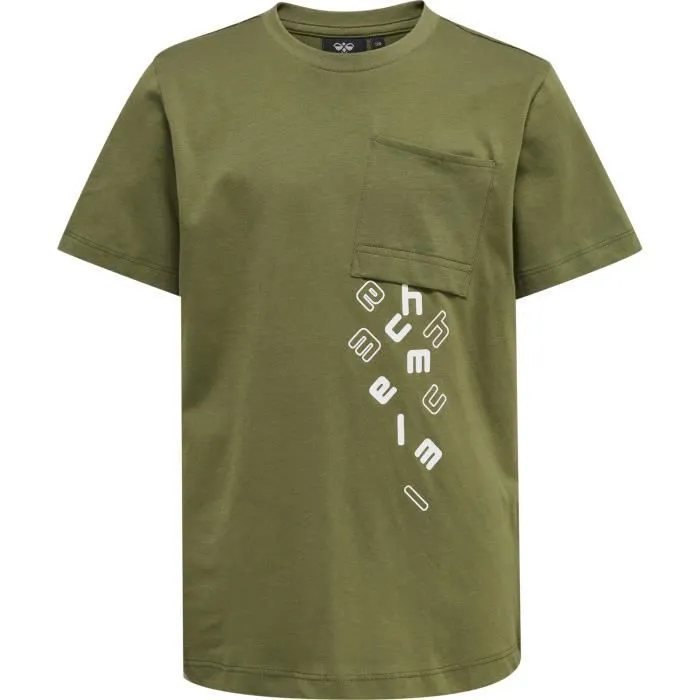 T-shirt enfant Hummel hmlMarcel - vert olive - 7 ans