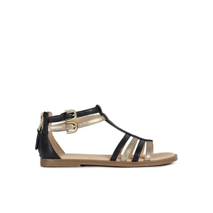 GEOX - Sandal J Karly fille - Noir/platine-0