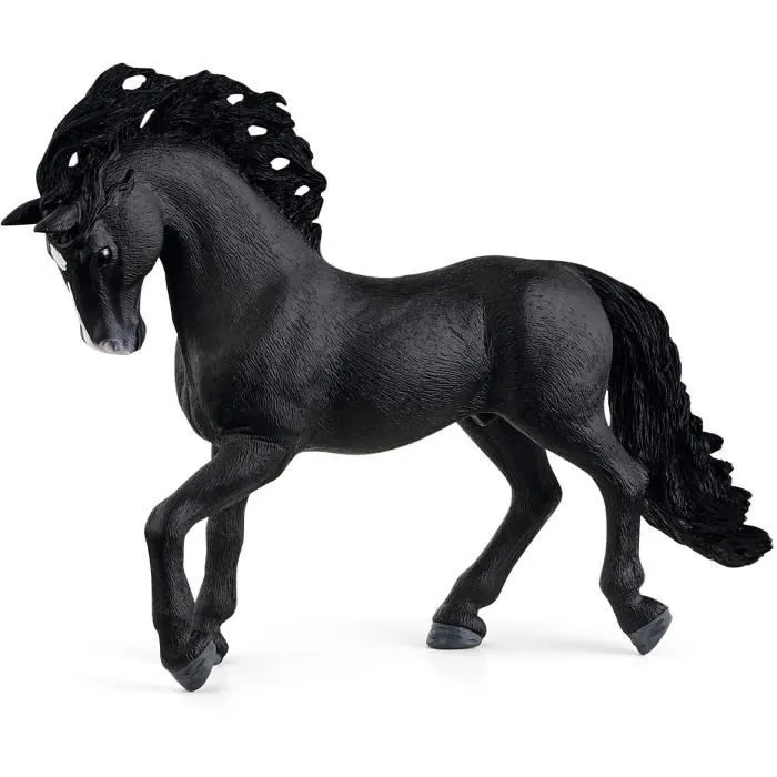 Figurine - SCHLEICH - Etalon pure race espagnole - Horse Club - Noir et multicolore-0
