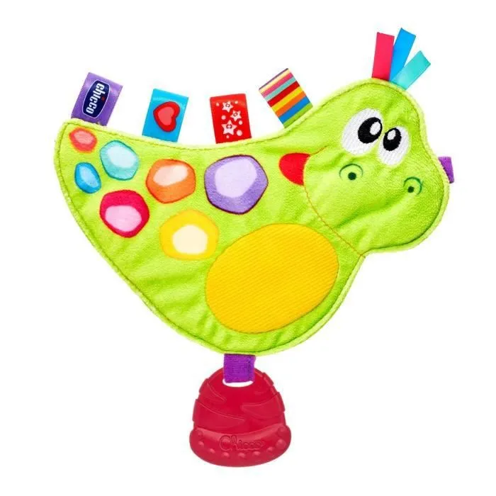 Peluche d'activités - CHICCO - Diego Dino - Texture et étiquettes colorées - 3 à 36 mois-0