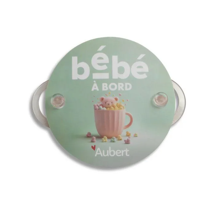AUBERT CONCEPT Bébé à bord / Future maman à bord réversible-1